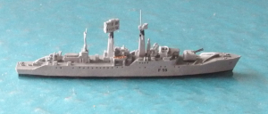 Frigate F 59 "HMS Chichester"  (1 p.) GB 1958 no. K 342A from Albatros